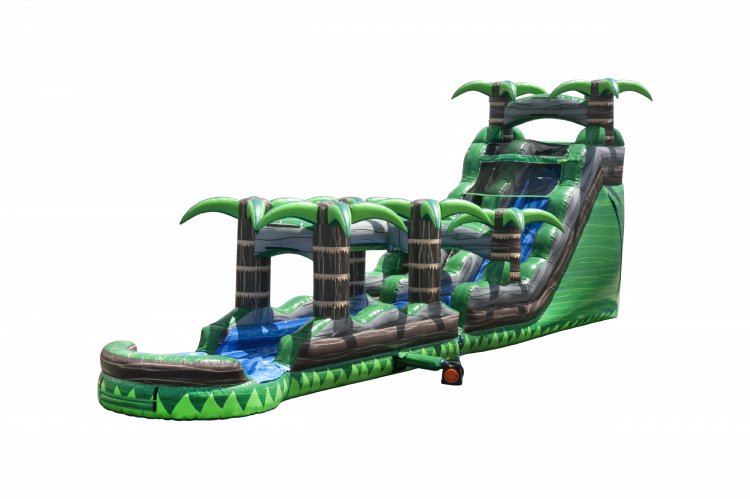 18ft Congo Rainforest Water Slide + Slip & Slide